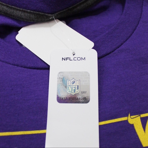 NWT NFL Team Apparel Men’s MN Vikings Purple Top - Picture 7 of 7